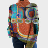 Catarina - Pull en maille artistique