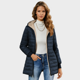 Michèle - Manteau long, imperméable et élégant