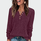Ema - Pull en tricot pour femmes avec boutons