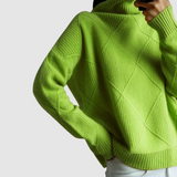 Ester - Pull texturé avec col roulé