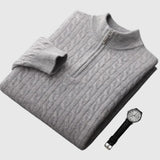Libuše - Pull col polo en cachemire Deneb