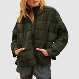 Gabriela - Veste légère et compacte matelassée avec fermeture éclair