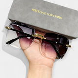 Lunettes rétro classiques sans monture