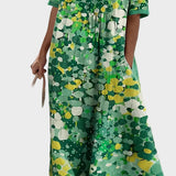 Elena - Robe midi fluide et légère à fleurs