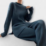 Albertina – Ensemble Cosy en 2 pièces en maille côtelée