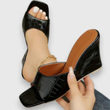 Jasmin – Sandales à talons compensés