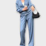 Chantal – Ensemble cardigan et pantalon
