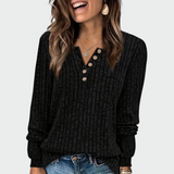 Ema - Pull en tricot pour femmes avec boutons