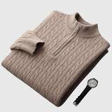 Libuše - Pull col polo en cachemire Deneb