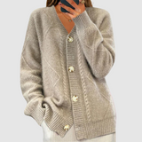Elżbieta - Pull à motif tressé