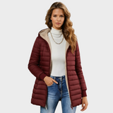 Michèle - Manteau long, imperméable et élégant