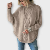 Elysian - Pull tissé avec motif en torsades