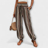 Anna - Pantalon avec Motif Ethnographique