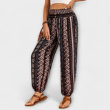 Anna - Pantalon avec Motif Ethnographique