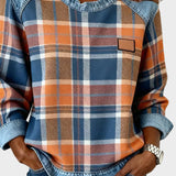Ivy – Sweat à manches longues pour femmes avec motif patchwork