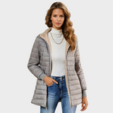 Michèle - Manteau long, imperméable et élégant