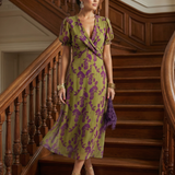 Natalia - Robe Midi Fleurie