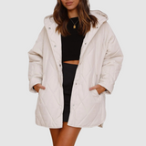 Kristýna - Manteau d'hiver surdimensionné avec capuche