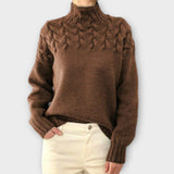 Eva - Pull femme avec motif en relief