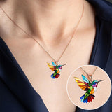 Clara™ | Collier colibri élégant