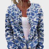 Benedita - Cardigan fleuri d'automne