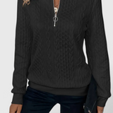 Paola | Pull en Maille Douce avec Zip