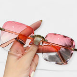 Lunettes rétro classiques sans monture