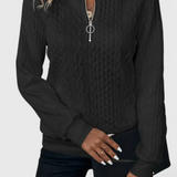 Paola | Pull en Maille Douce avec Zip