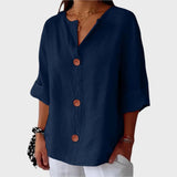 Adéla - Chemise en Lin Confortable