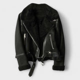 Catarina - Veste en cuir pilote