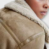 Catarina - Veste en cuir pilote