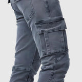 Marino – Pantalon cargo avec élasthanne