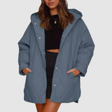 Kristýna - Manteau d'hiver surdimensionné avec capuche