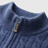 Libuše - Pull col polo en cachemire Deneb