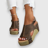 Mia – Sandales vintage à plateforme