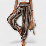 Anna - Pantalon avec Motif Ethnographique