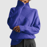 Ester - Pull texturé avec col roulé