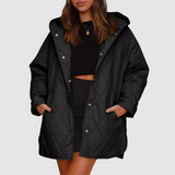 Kristýna - Manteau d'hiver surdimensionné avec capuche