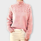 Eva - Pull femme avec motif en relief