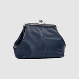 Leontýna - Sac en cuir avec fermeture rétro