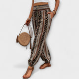 Anna - Pantalon avec Motif Ethnographique