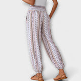 Anna - Pantalon avec Motif Ethnographique