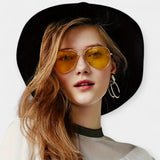 Lunettes rétro avec miroir