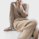 Albertina – Ensemble Cosy en 2 pièces en maille côtelée
