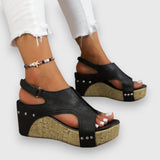 Mia – Sandales vintage à plateforme