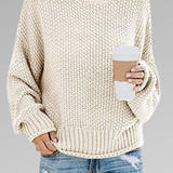 Greta | Pull en Tricot Chunky avec Coupe Confortable