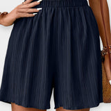 Nina - Shorts Stylés avec Pli Avant