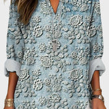 Nina - Blouse Blue Dusk Bloom