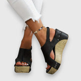 Mia – Sandales vintage à plateforme