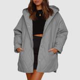 Kristýna - Manteau d'hiver surdimensionné avec capuche